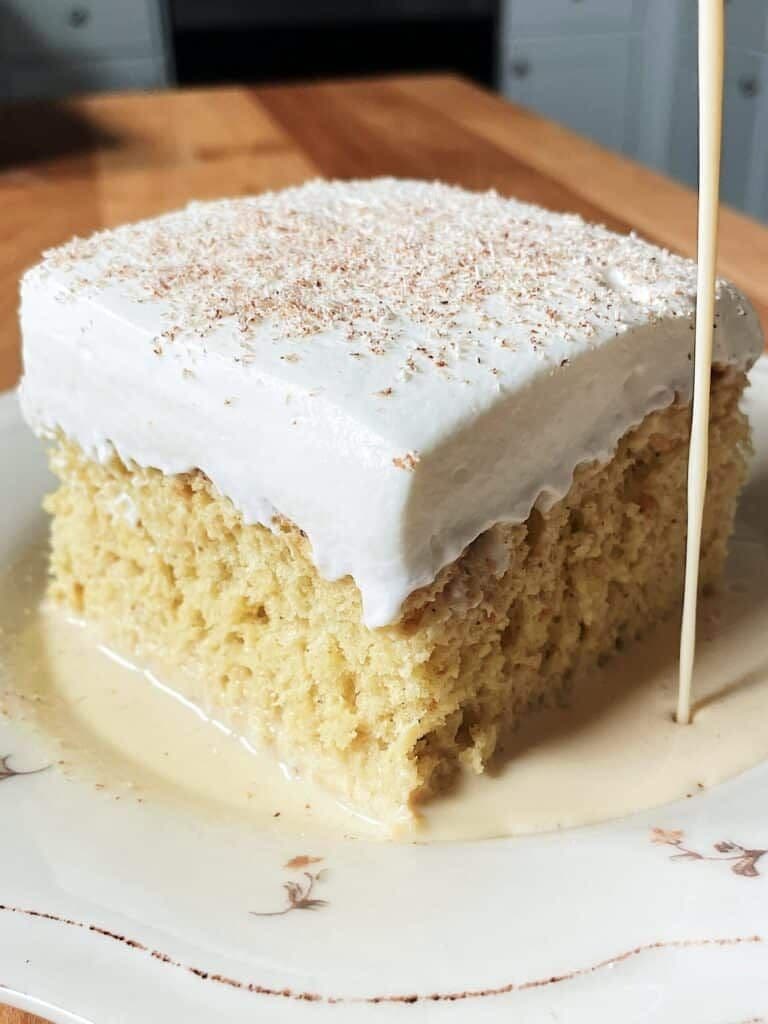 Egg Nog Tres Leches